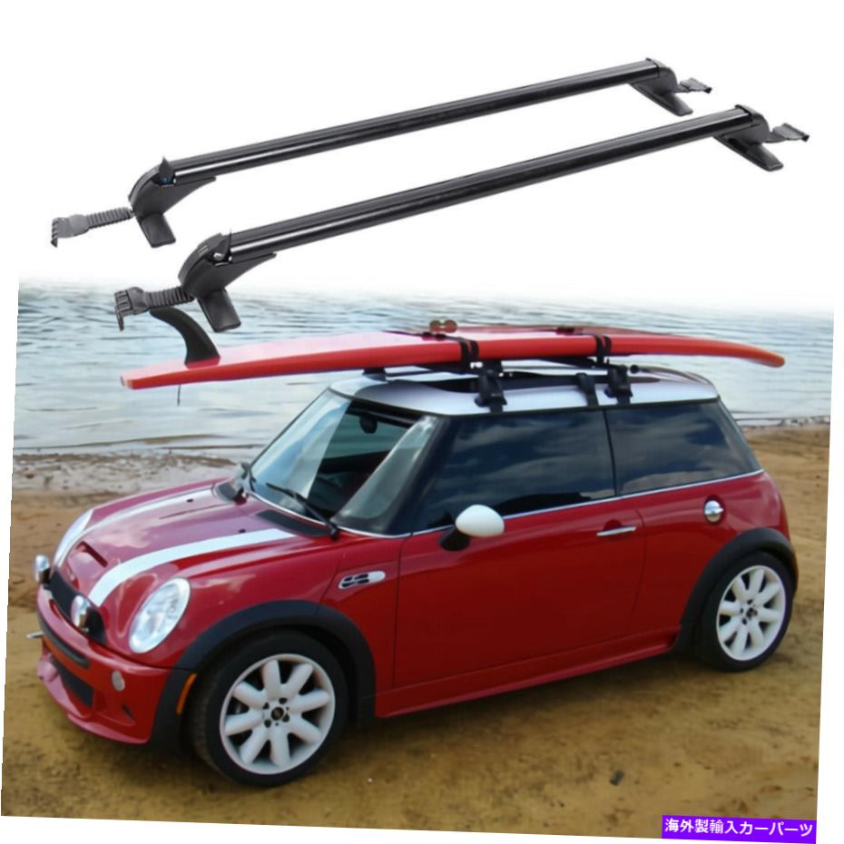 クロスバー ミニクーパーSR53カートップルーフラッククロスバー貨物荷物荷物室のロック用 for MINI Cooper S R53 Car Top Roof Rack Cross Bar Cargo Luggage Carrier w/ Lock【並行輸入品】
