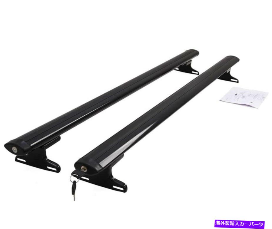 クロスバー Tata.Meilaルーフラッククロスバー2011-2017 Jeepコンパス荷物貨物ブラック TATA.MEILA Roof Rack Cross Bars for 2011-2017 Jeep Compass Luggage Cargo Black【並行輸入品】