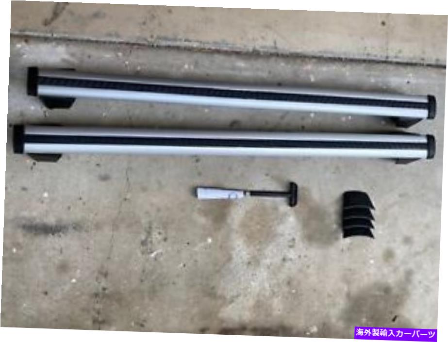 クロスバー 新しい2009-2017 OEM Audi Q5ルーフラック旅行キャリアW/ロックセット[8R0071151G] NEW 2009-2017 OEM AUDI Q5 ROOF RACK TRAVEL CARRIER w/LOCK SET [8R0071151G]【並行輸入品】