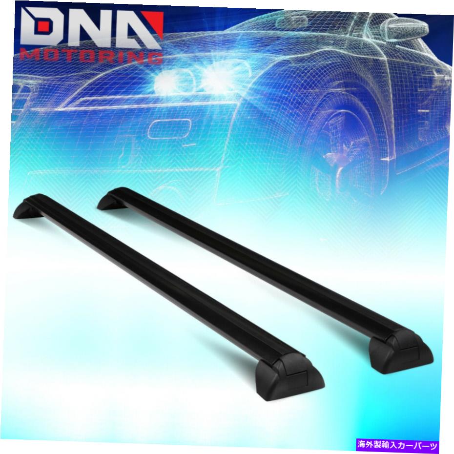 クロスバー 2002年から2007年の土星vueペアOEスタイルアルミニウムルーフラックトップレールクロスバー FOR 2002-2007 SATURN VUE PAIR OE STYLE ALUMINUM ROOF RACK TOP RAIL CROSS BAR【並行輸入品】
