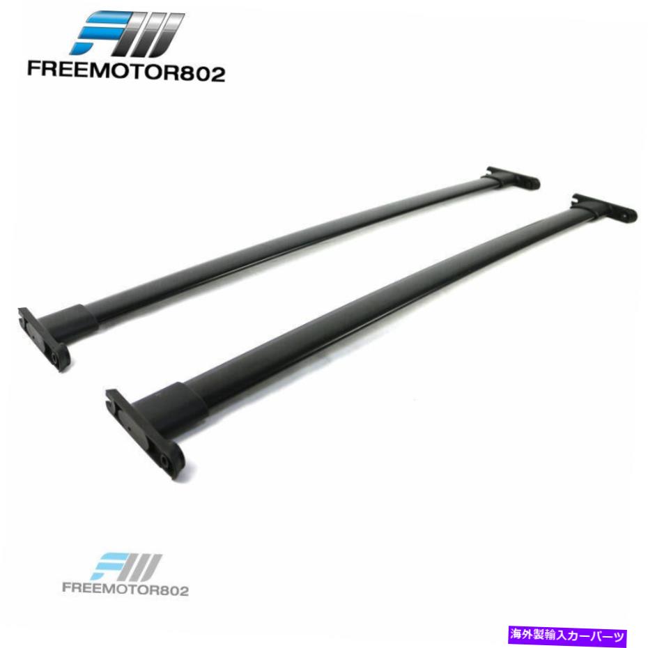 クロスバー 11-15フォードエクスプローラールーフラッククロスバーレールキャリアアルミニウム Fits 11-15 Ford Explorer Roof Rack Cross Bar Rail Carrier Aluminum【並行輸入品】