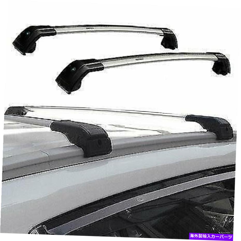 クロスバー ルーフラックレールクロスバーアルミニウムフィットミツビシアウトランダー2013-2019 Roof Rack Rail Cross Bar Aluminum Fits Mitsubishi Outlander 2013-2019【並行輸入品】