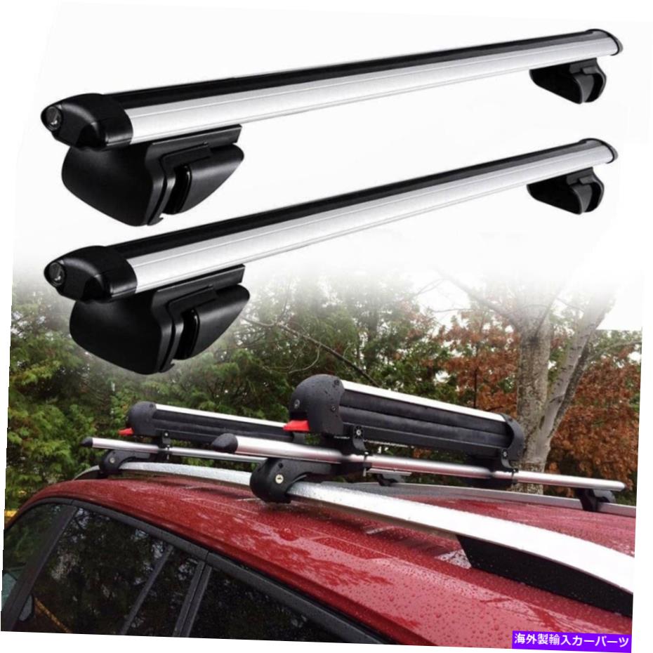 クロスバー 48 ''カートップ荷物クロスバールーフラックキャリアアルミニウムフォルクスワーゲンアトラス 48'' Car Top Luggage Cross Bars Roof Rack Carrier Aluminum For Volkswagen Atlas【並行輸入品】