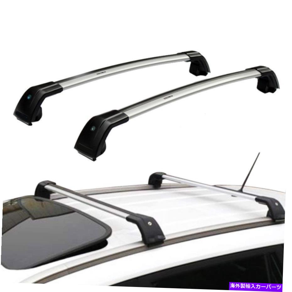 クロスバー 三菱アウトランダーに適した新しいルーフラッククロスバーセット13-19荷物ラック New Roof Rack Cross Bar Set Fit For Mitsubishi Outlander 13-19 Luggage Rack【並行輸入品】
