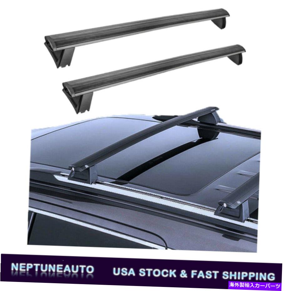 クロスバー 11-20のルーフラッククロスバーの荷物ジープグランドチェロキーw/サイドレール3.0L V6 Roof Rack Cross Bars Luggage For 11-20 Jeep Grand Cherokee w/ Side Rails 3.0L V6【並行輸入品】