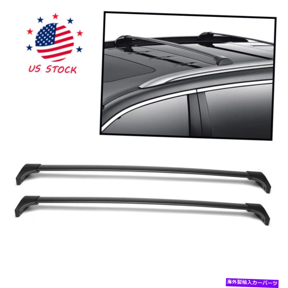 クロスバー 2014-2017 2018 Acura MDXアルミニウムのルーフラックレールクロスバー荷物キャリア ROOF RACK RAIL CROSS BAR LUGGAGE CARRIER FOR 2014-2017 2018 ACURA MDX ALUMINUM【並行輸入品】