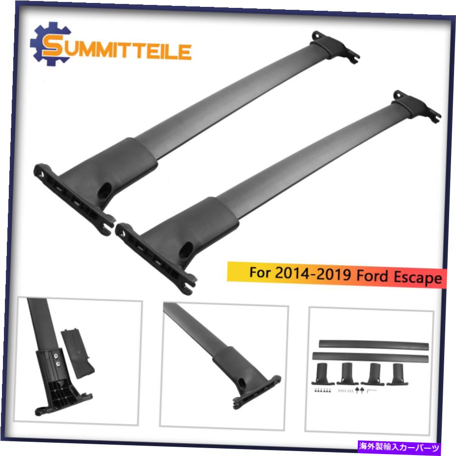 クロスバー 2PCSアルミニウムパッケージキャリア2014-2019フォードエスケープのトップルーフラッククロスバー 2PCS Aluminium Package Carrier Top Roof Rack Cross Bar For 2014-2019 Ford Escape【並行輸入品】 43,901円