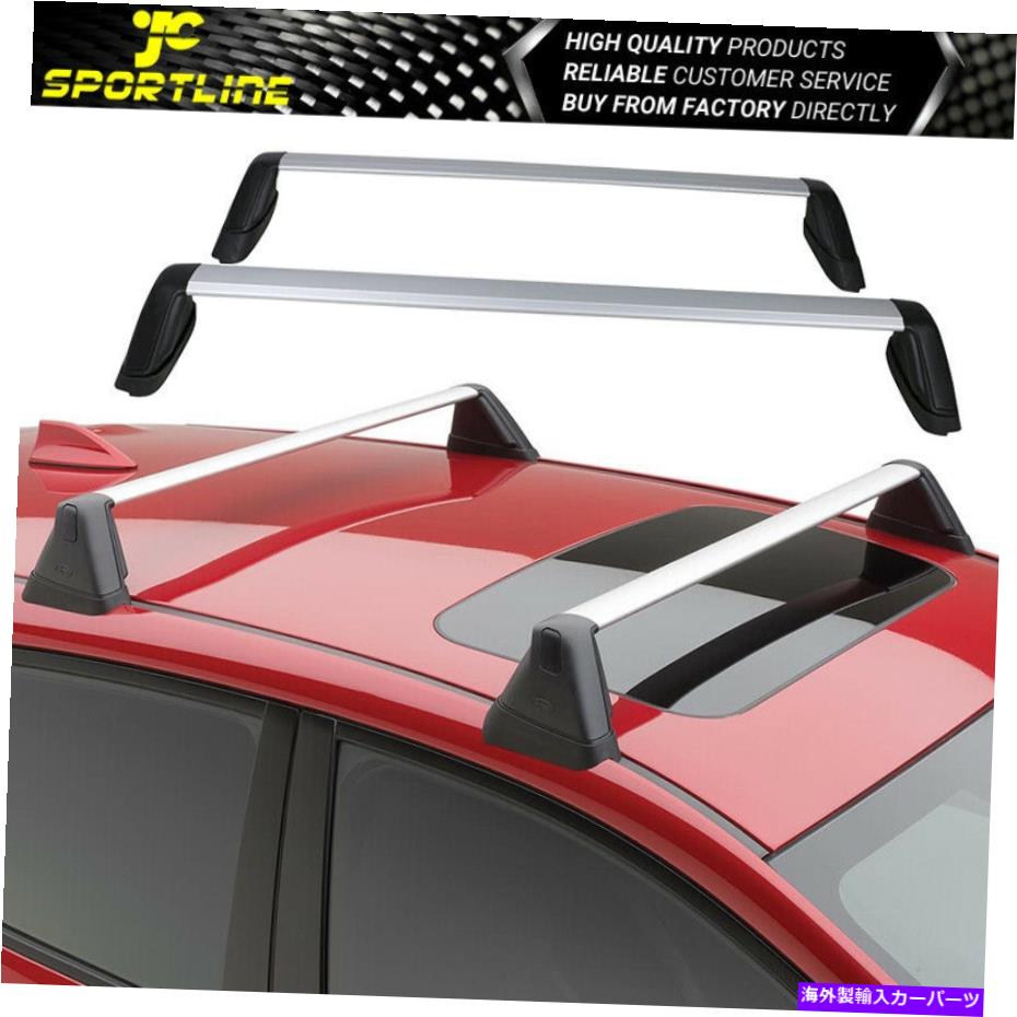 クロスバー フィット08-11スバルインプレッサ08-14 WRX STIルーフラッククロスバーOEファクトリースタイル Fits 08-11 Subaru Impreza 08-14 WRX STi Roof Rack Cross Bar OE Factory Style【並行輸入品】