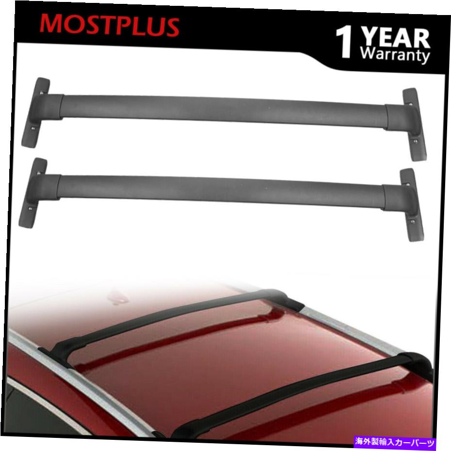 クロスバー 2015-2018のルーフラックレールクロスバー日産ムラーノアルミニウムOEスタイルボルトオン Roof Rack Rail Cross Bars For 2015-2018 Nissan Murano Aluminum OE Style Bolt-On【並行輸入品】