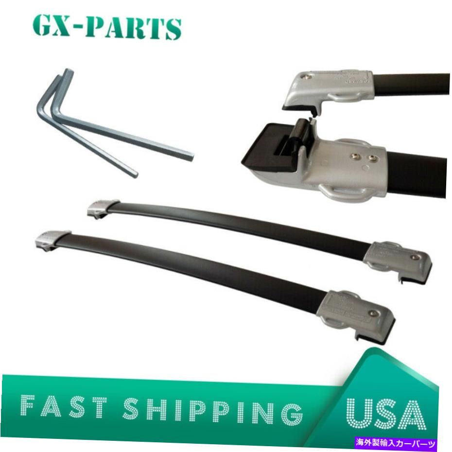 クロスバー 2010年から2019年のルーフラッククロスバー荷物キャリアバーレクサスGX460ブラック Roof Rack Cross Bar Luggage Carrier Bar For 2010-2019 Lexus GX460 Black【並行輸入品】