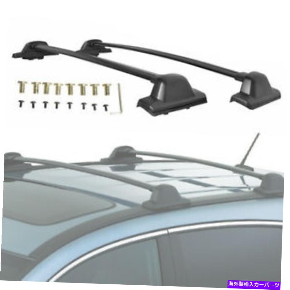 クロスバー 14-19トヨタハイランダールモデルの唯一のアルミニウムOEスタイルのルーフラッククロスバー Roof Rack Cross Bar for 14-19 Toyota Highlander LE Model Only Aluminum OE Style【並行輸入品】