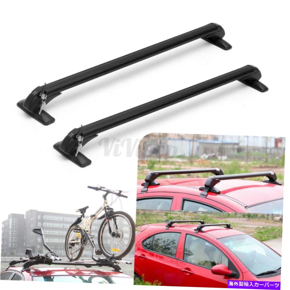 クロスバー ユニバーサル41 ''ルーフラック車4DRセダンアルミニウム用クロスバー荷物キャリア Universal 41'' Roof Racks Cross Bar Luggage Carrier For Car 4DR Sedan Aluminum【並行輸入品】