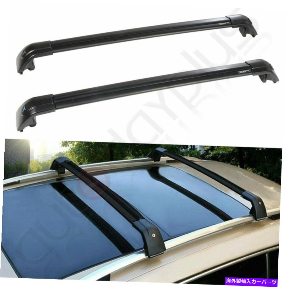 クロスバー Kia Sorento 2017 New Black Carのアルミニウムルーフラッククロスバークロスバー荷物貨物 Aluminum Roof rack crossbars Luggage Cargo For KIA Sorento 2017 NEW Black car【並行輸入品】