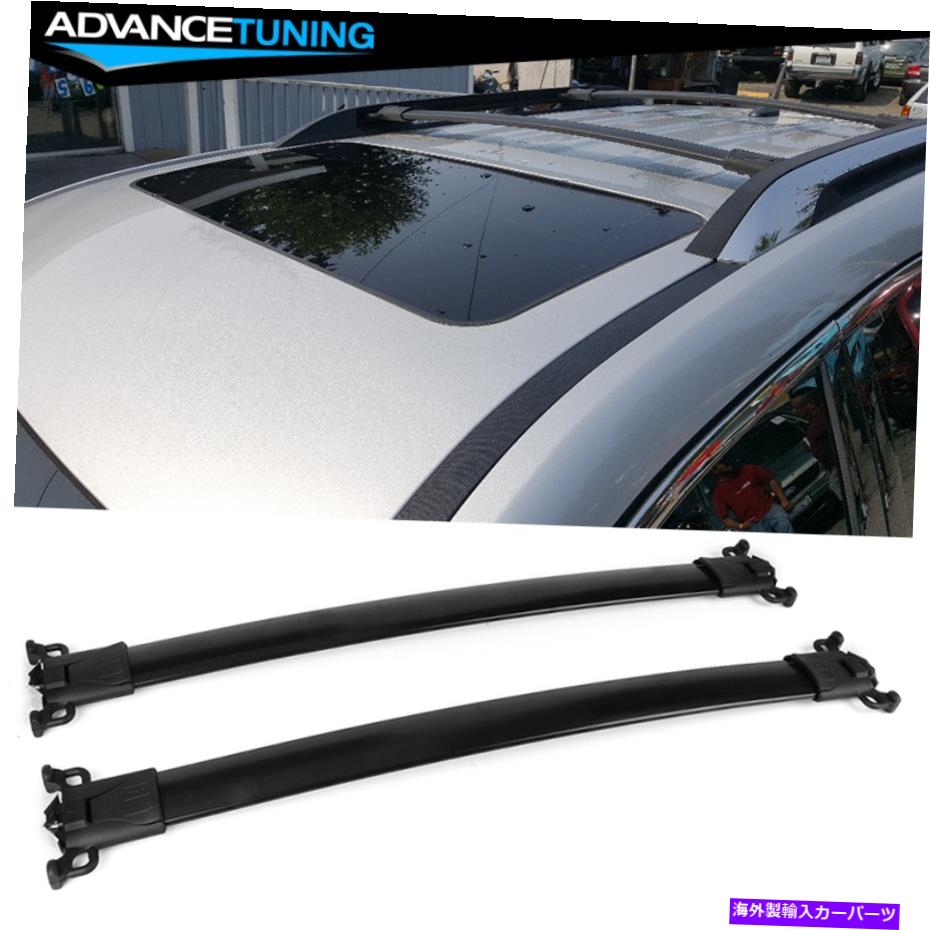 クロスバー フィット10-17シボレーエクイノックスGMC地形工場スタイルトップルーフラッククロスバー Fits 10-17 Chevy Equinox GMC Terrain Factory Style Top Roof Rack Cross Bar【並行輸入品】