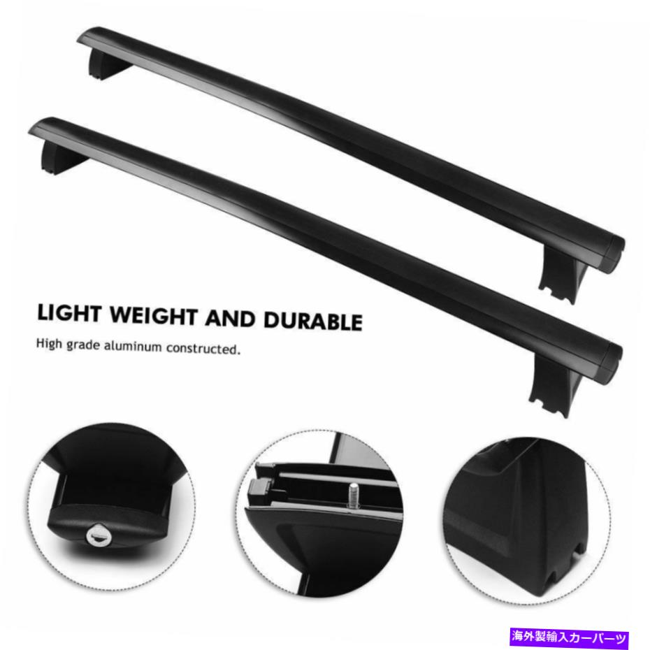 クロスバー ルーフラッククロスレールバー荷物キャリアフィット2011-2018グランドチェロキーS7 Roof Rack Cross Rails Bars Luggage Carrier Fit 2011-2018 Grand Cherokee S7【並行輸入品】