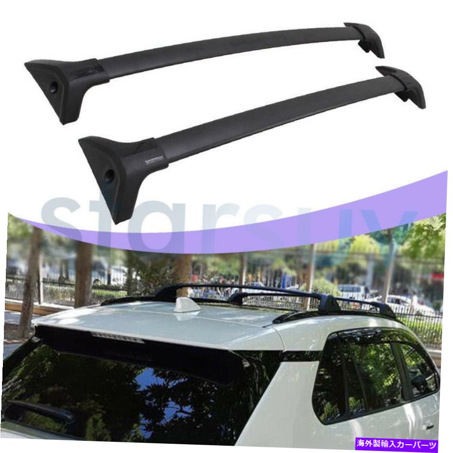 クロスバー トヨタRAV4の2PCSクロスバー2019-2022荷物ルーフラックレールアルミキャリア 2PCS Cross Bar For Toyota RAV4 2019-2022 Luggage Roof Rack Rail Aluminum Carrier【並行輸入品】