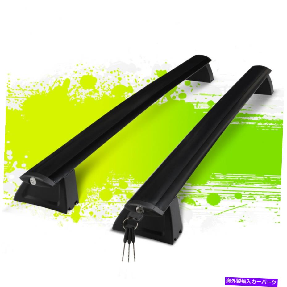 クロスバー ルーフラッククロスバートップレールw/ロック＆キージープグランドチェロキー2011-2018 12 Roof Rack Cross Bar Top Rail w/ Lock & Key for Jeep Grand Cherokee 2011-2018 12【並行輸入品】