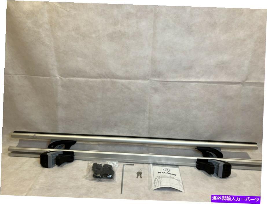 クロスバー 54 ''ユニバーサルトップルーフラッククロスバー4ドアカーSUVトラックジープの荷物 54'' Universal Top Roof Rack Cross Bars Luggage For 4 Door Car SUV Truck Jeep【並行輸入品】