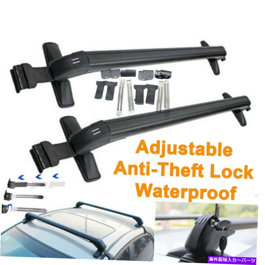クロスバー ホンダシビックのトップルーフラック2PCS 2006-2020荷物荷物クロスバーキャリア 2PCs Top Roof Rack For Honda Civic 2006-2020 Baggage Luggage Cross Bar Carrier【並行輸入品】