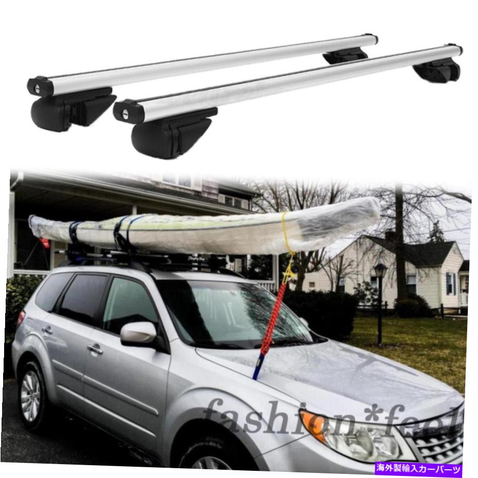 クロスバー スバルフォレスター2009-2016 SUVルーフラッククロスバーレール荷物キャリアロック For Subaru Forester 2009-2016 SUV Roof Rack Cross Bar Rail Luggage Carrier Lock【並行輸入品】 48,576円
