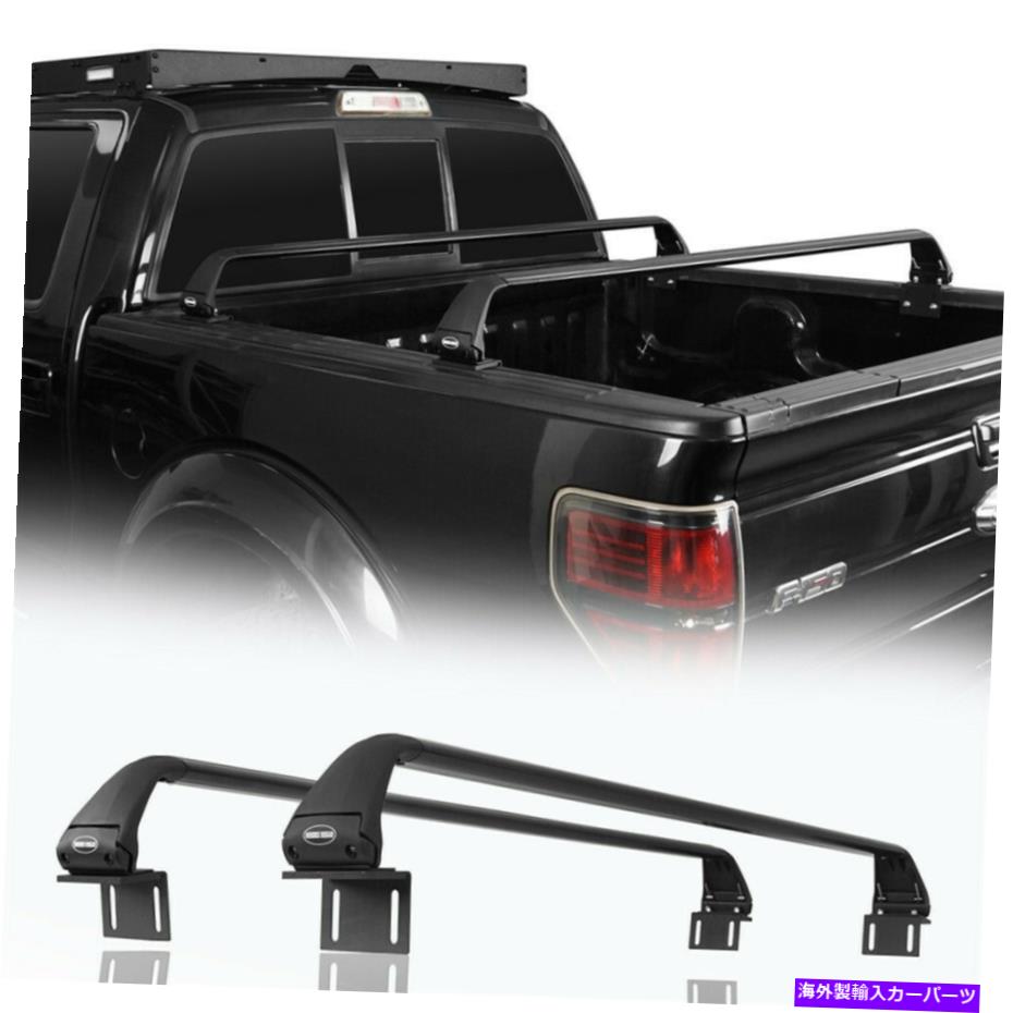 クロスバー 2009-2014 Ford F150＆Raptorのベッドラックストレージクロスバーストレージオーガナイザー Bed Rack Storage Cross Bars Storage Organizer for 2009-2014 Ford F150 & Raptor【並行輸入品】