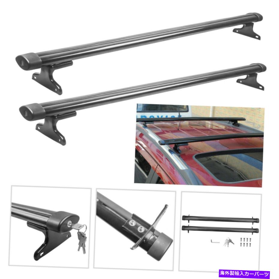 クロスバー ペア荷物トップルーフラッククロスバークロスバージープコンパス2018-2022 Pair Luggage Top Roof Rack Cross Bars Crossbar For Jeep Compass 2018-2022【並行輸入品】