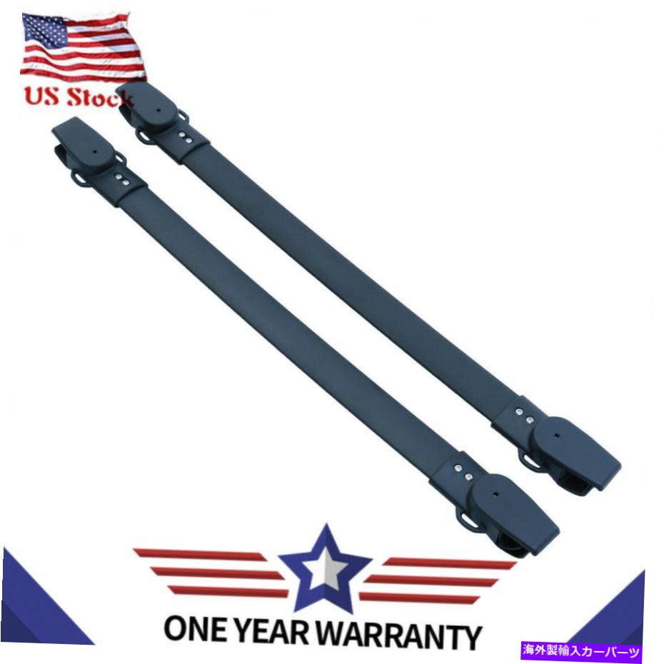 クロスバー ペアアルミニウムボルトオントップルーフラックレールクロスバー2011-2018トヨタシエナ Pair Aluminum Bolt-On Top Roof Rack Rail Cross Bar For 2011-2018 TOYOTA SIENNA【並行輸入品】