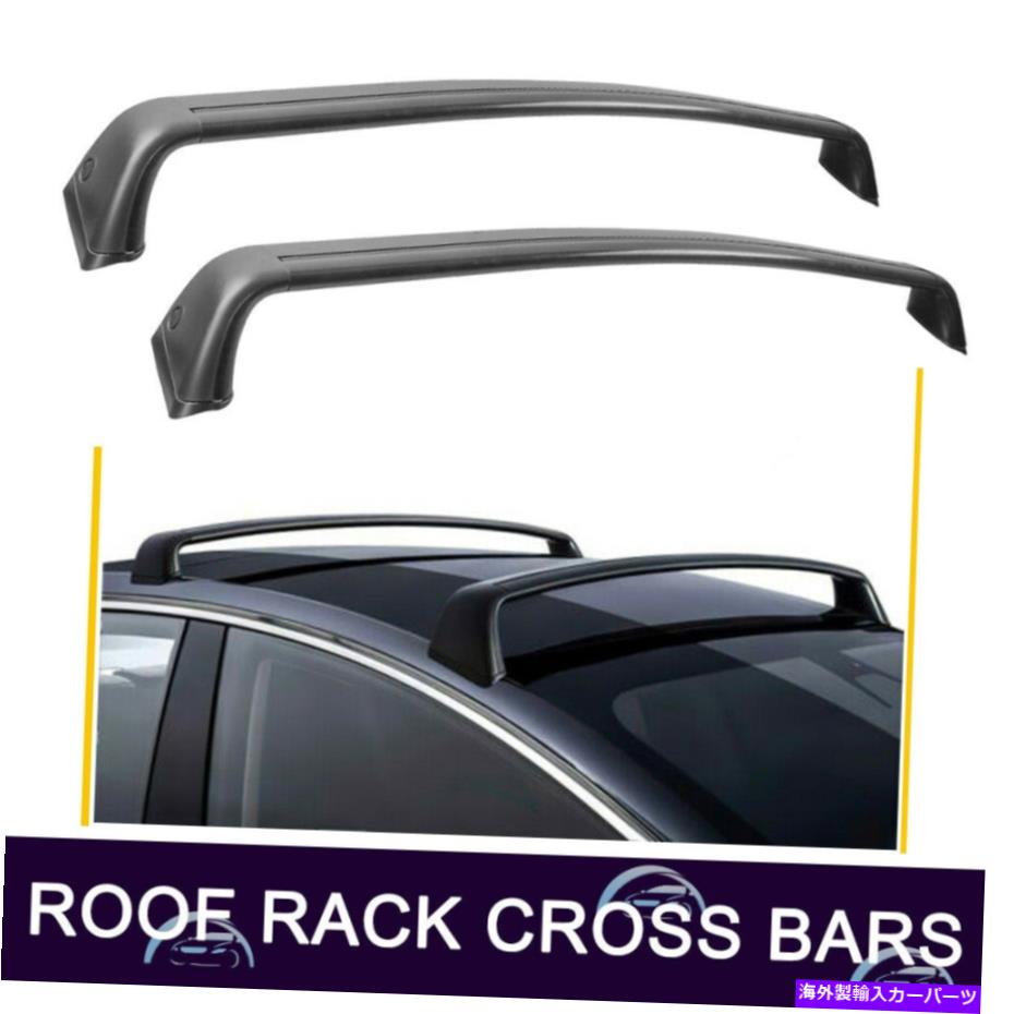 クロスバー 2017-2021テスラモデル3アルミニウムのルーフラッククロスバー荷物キャリア Roof Rack Cross Bars Luggage Carrier For 2017-2021 Tesla Model 3 Aluminum【並行輸入品】