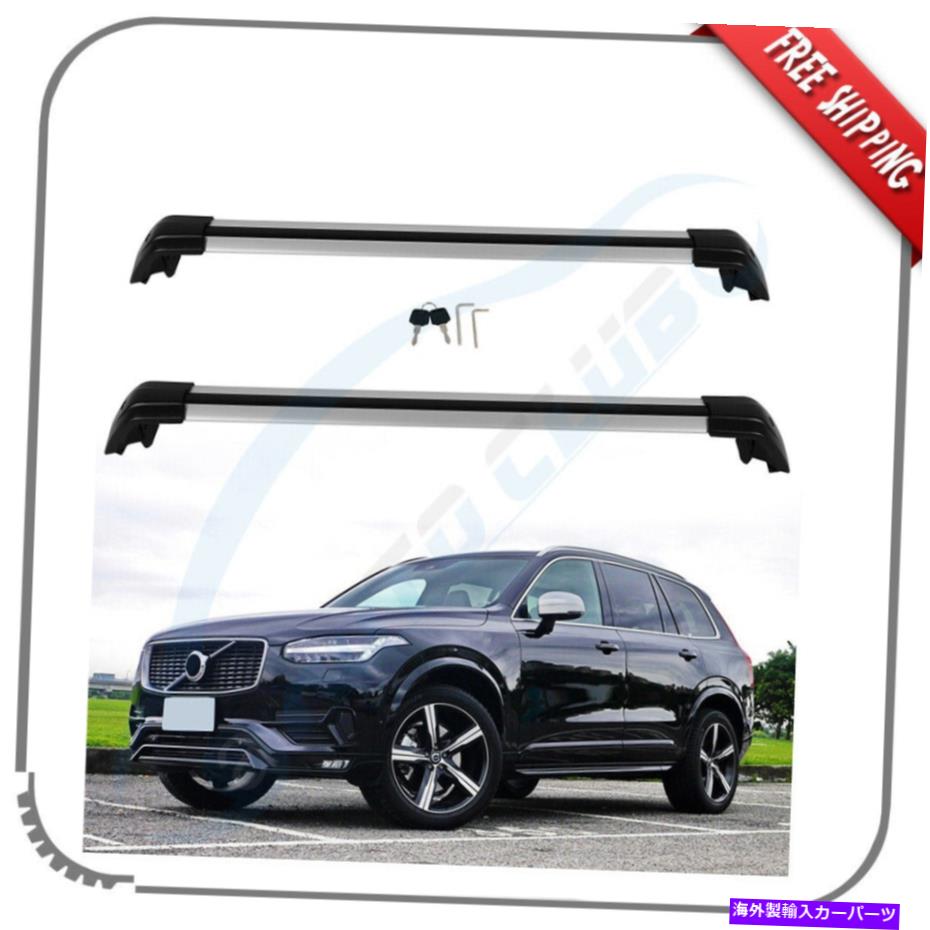 クロスバー 2PCSクロスバーW/ロック用ボルボXC60 2013-2018ルーフラックシルバーレールクロスバー 2Pcs Cross Bar w/ Lock For Volvo XC60 2013-2018 Roof Rack Silver Rails Crossbar【並行輸入品】 43,560円