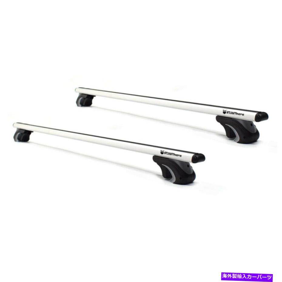 クロスバー ルーフラッククロスバーStaythere、54 ''エアロアルミニウムルーフラッククロスバーを上げた Roof Rack Crossbars by StayThere, 54'' Aero Aluminum Roof Rack Cross Bars Raised【並行輸入品】