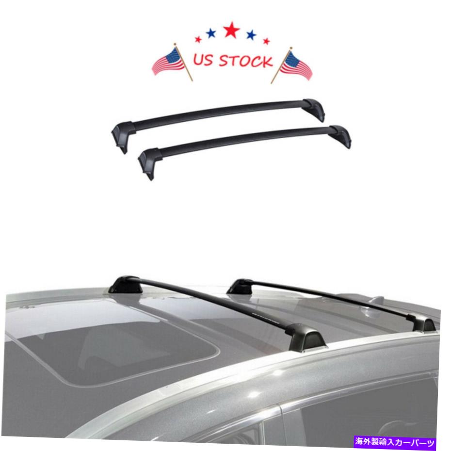 クロスバー 2 PCSクロスバー貨物輸送業者ルーフラッククロスバー2017-19ホンダCR-V CRV USA 2 Pcs Cross Bar Cargo Carrier Roof Rack Crossbars For 2017-19 Honda CR-V CRV USA【並行輸入品】