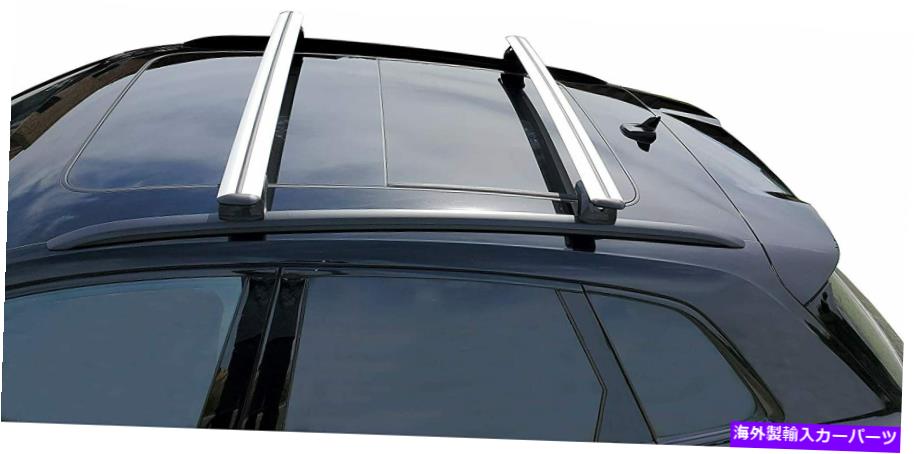 クロスバー Brightlines Anti-Theft Roof Racks 2017-2021 Audi Q7に互換性のあるクロスバー BRIGHTLINES Anti-Theft Roof Racks Crossbars Compatible for 2017-2021 Audi Q7【並行輸入品】