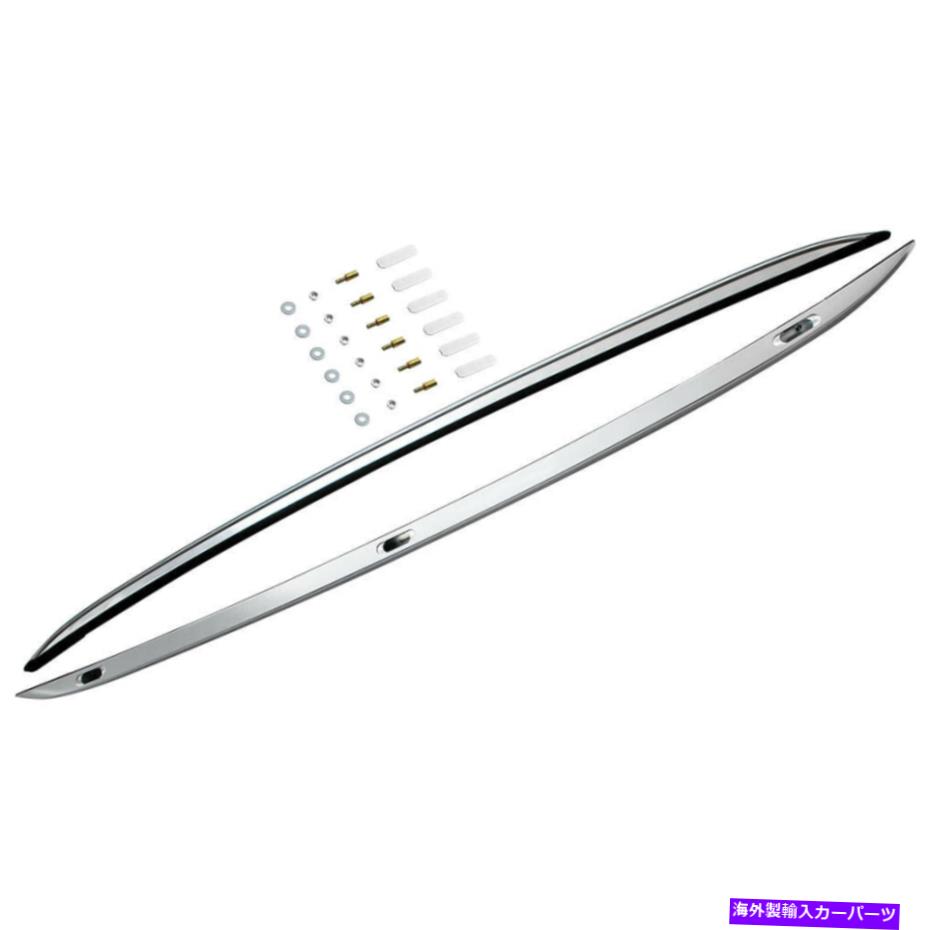 クロスバー 2x洗練されたアルミニウム荷物クロスバールーフラックレールAcura RDX 2012-2018 2x Polished Aluminum Luggage Cross Bar Roof Racks Rail for Acura RDX 2012-2018【並行輸入品】