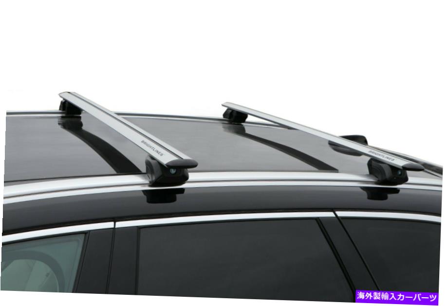 クロスバー Brightlines CrossbarsルーフラックMitsubishi Outlander 2015-2021と互換性があります BrightLines Crossbars Roof Racks Compatible with Mitsubishi Outlander 2015-2021【並行輸入品】