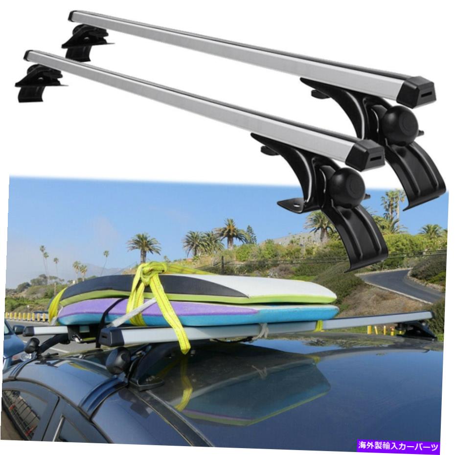 クロスバー ヒュンダイエラントラカートップルーフラッククロスバーアルミニウム貨物運送業者の荷物 For Hyundai Elantra Car Top Roof Rack Cross Bar Aluminum Cargo Carrier Luggage【並行輸入品】
