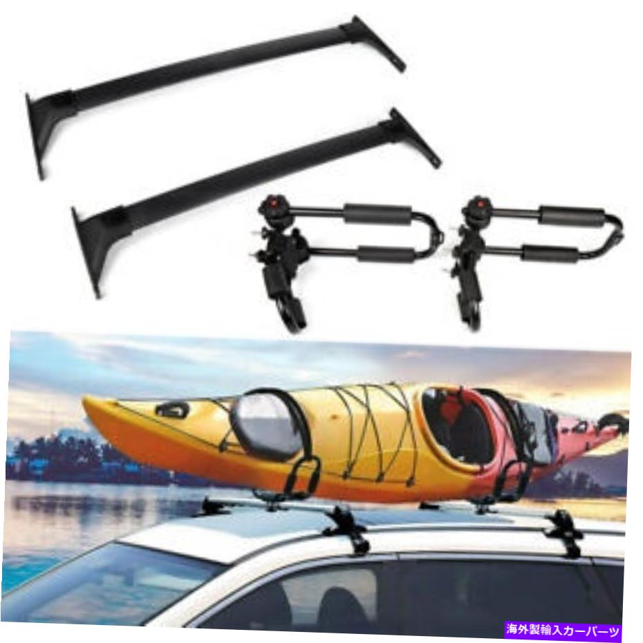 クロスバー ルーフラッククロスバーキャリア＆2xカヤックラゲッジブラックフィットトヨタRAV4 2019 Roof Rack Cross Bar carrier & 2x kayak Luggage black Fits Toyota RAV4 2019【並行輸入品】 59,730円