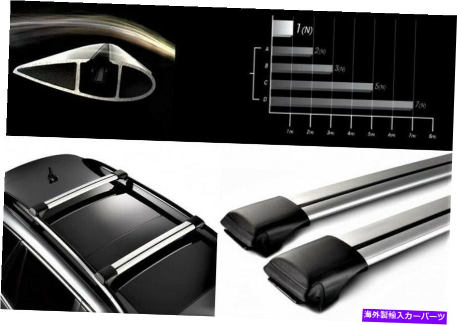 クロスバー ロック可能なAerowingbarルーフラッククロスバーセット2011年以来、トヨタシエナmk3フィット Lockable AeroWingBar Roof Rack Cross Bar Set Fit Toyota Sienna MK3 Since 2011