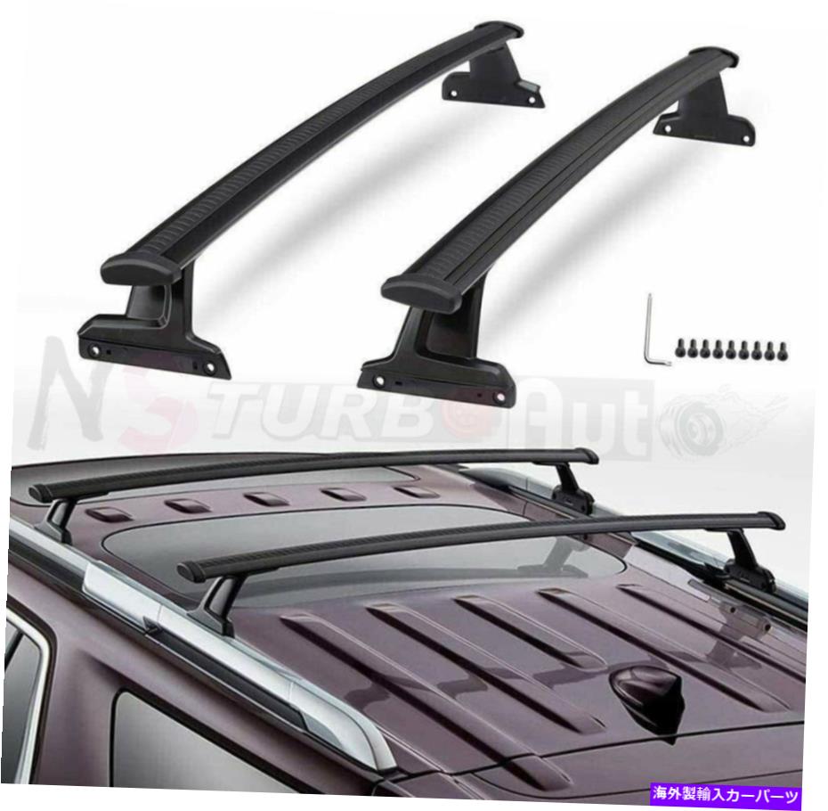 クロスバー 2PCSルーフレールラッククロスバークロスバーバー2018-2020シボレートラバースに適しています 2Pcs Roof Rail Rack Cross Bar Crossbar Bars Fit for 2018-2020 Chevrolet Traverse【並行輸入品】