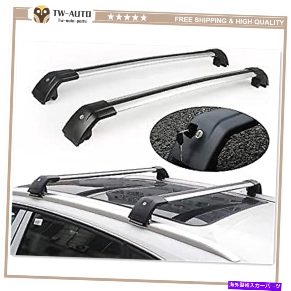 クロスバー ロック可能なルーフレールラッククロスバークロスバーは三菱アウトランダー2022に適合します Lockable Roof Rail Rack Cross Bar Crossbar Fits for Mitsubishi Outlander 2022【並行輸入品】