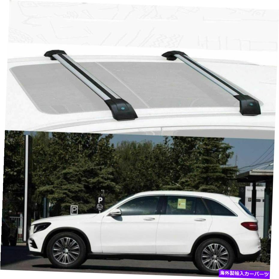 クロスバー 2PCSルーフレールラッククロスバークロスバーフィットメルセデスベンツGLC X253 2016-2020 2Pcs Roof Rail Rack Cross Bars Crossbar Fit for Mercedes-Benz GLC X253 2016-2020【並行輸入品】
