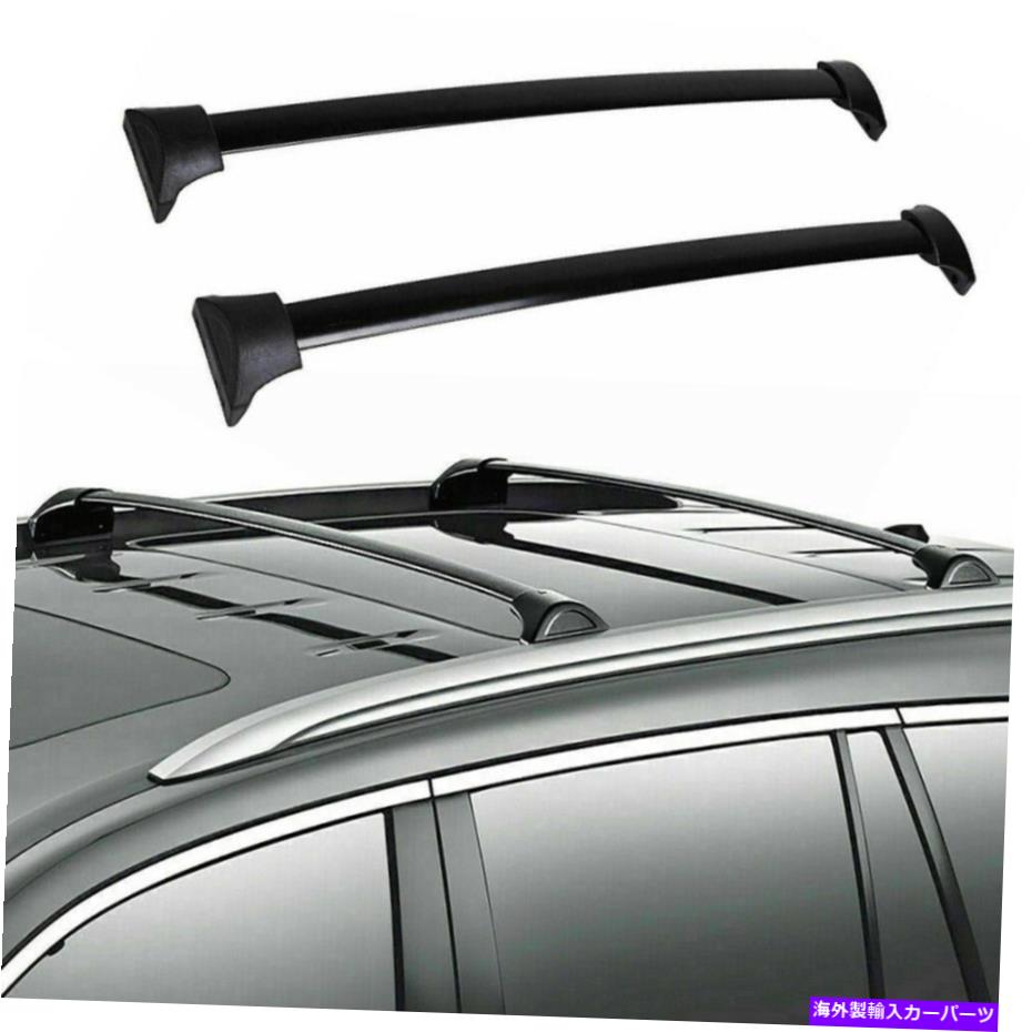 クロスバー 2PCSルーフラッククロスバークロスバールーフレールAcura MDX 2014-2021 Black 2Pcs Roof Rack Crossbars Cross Bar Roof Rail fits for Acura MDX 2014-2021 Black【並行輸入品】