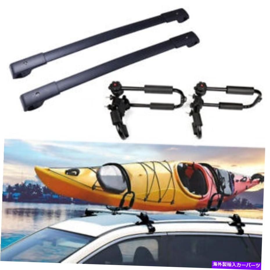 クロスバー 2014-2019 Subaru Forester Roof Rack CrossBar貨物アルミニウム +ラックカヤック Fits 2014-2019 Subaru Forester Roof Rack CrossBar Cargo Aluminum + rack kayak【並行輸入品】