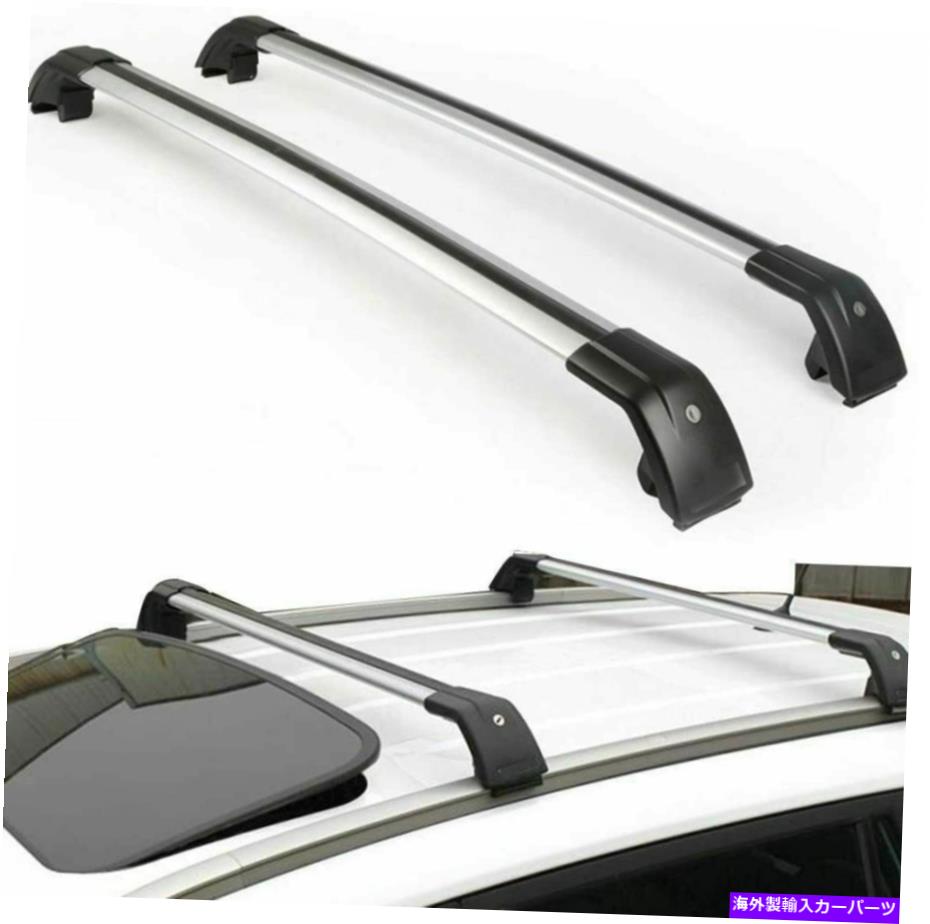 クロスバー 2PCSアルミニウムルーフレールラッククロスバーボルボXC60 XC 2013-2017にフィットするクロスバー 2Pcs Aluminum Roof Rail Rack Cross Bars Crossbar Fit for Volvo XC60 XC 2013-2017【並行輸入品】