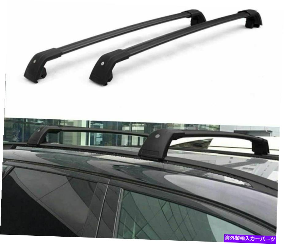 クロスバー ディスカバリースポーツ2015-2020アルミニウムルーフレールラックの2pクロスバークロスバーフィット 2P Cross Bar Crossbar Fits for Discovery Sport 2015-2020 Aluminum Roof Rail Rack【並行輸入品】