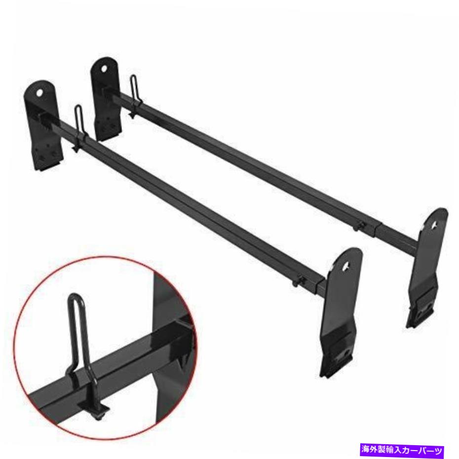 クロスバー 生態系バンルーフラックラダースチールレインガタークロスバーキャリア互換性w ... ECOTRIC Van Roof Rack Ladder Steel Rain Gutter Cross Bar Carrier Compatible w...【並行輸入品】