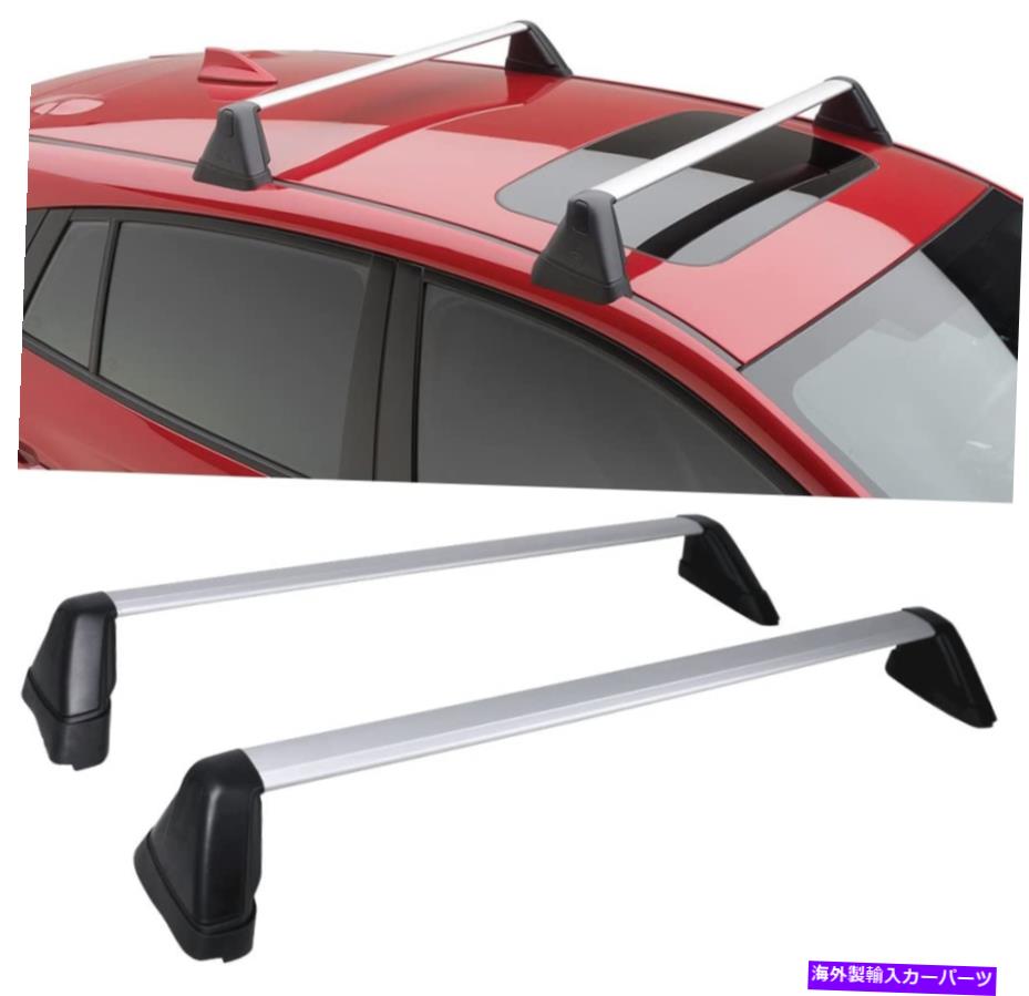 クロスバー Subaru Impreza 2012-2016ルーフレールラッククロスバークロスバーに2PCSフィット 2Pcs Fits for Subaru Impreza 2012-2016 Roof Rail Racks Cross Bars Crossbars【並行輸入品】