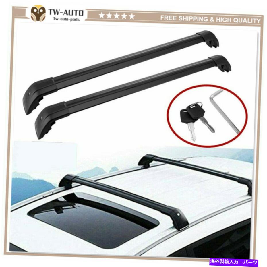 クロスバー Mitsubishi Outlander 2022ルーフレールラッククロスバークロスバーキャリアに適しています Fits for Mitsubishi Outlander 2022 Roof Rail Racks Cross Bar Crossbar Carrier【並行輸入品】