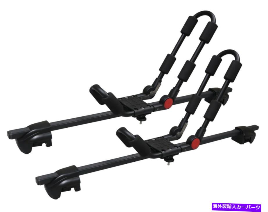クロスバー Brightlines Steel Crossbars＆Kayak Rack 2004-2009 Cadillac SRXに互換性 BRIGHTLINES Steel Crossbars & Kayak Rack Compatible For 2004-2009 Cadillac SRX【並行輸入品】