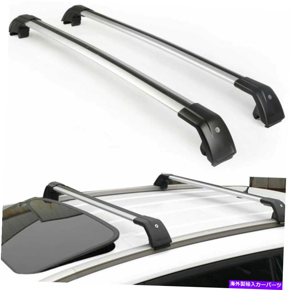 クロスバー 2PCSアルミニウムルーフレールラッククロスバーボルボXC60 XC 2013-2017にフィットするクロスバー 2Pcs Aluminum Roof Rail Rack Cross Bars Crossbar Fit for Volvo XC60 XC 2013-2017【並行輸入品】