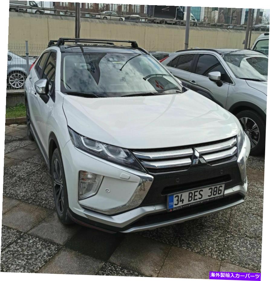 クロスバー ルーフラッククロスバーシルバーセットフィットミツビシュエクリプスクロス2018-2022 Roof Rack Cross Bars Silver Set Fits Mitsubishi Eclipse Cross 2018-2022【並行輸入品】